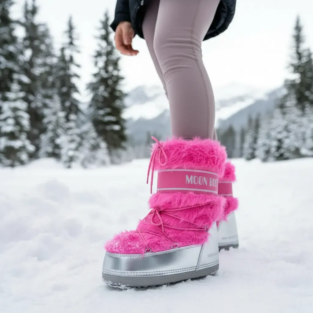 Moon Boot Pink Flurry - Imagen 6